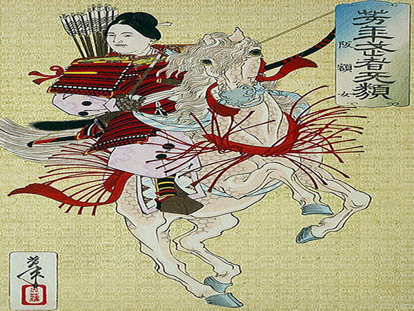 Tsunajima Kamekichi, The woman Han Gaku Canvas Wall Art - Large One Panel
