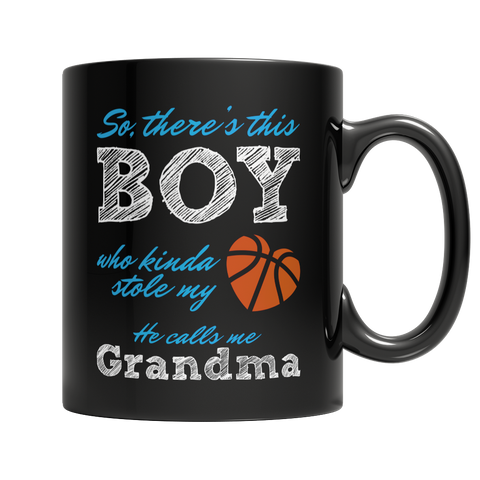 Limited Edition - So, there's this Boy who kinda stole my heart, he calls me Grandma (Basketball) Mug