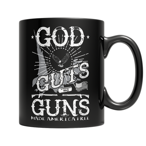 Limited Edition - God Guts and Guns Mug
