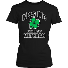 Kiss Me I'm A Lucky Veteran Shirt