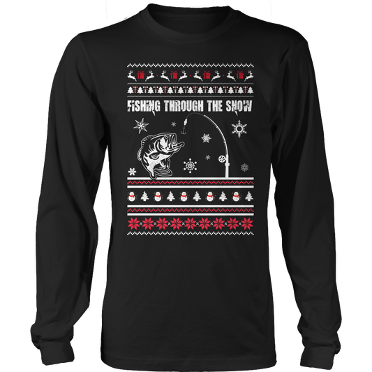 Fishing Christmas Unisex Long Sleeve Shirt