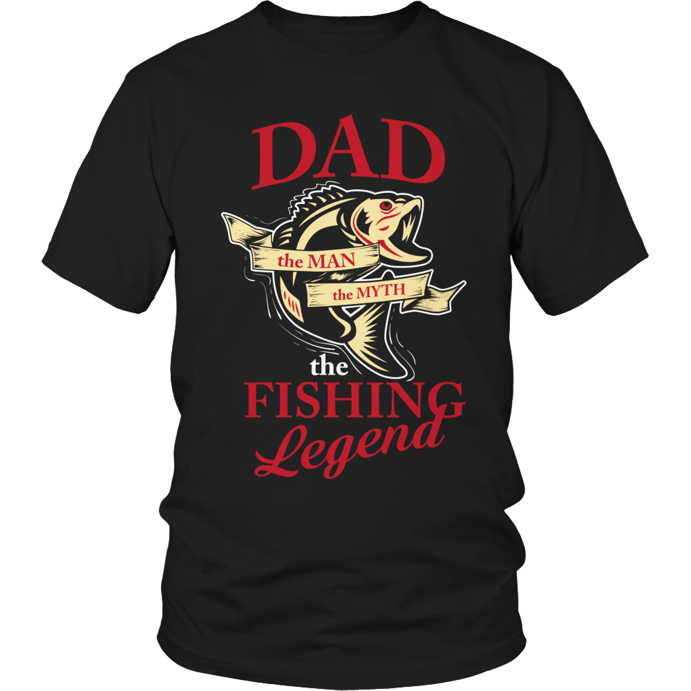 Dad The Man The Myth The Fishing Legend Shirt