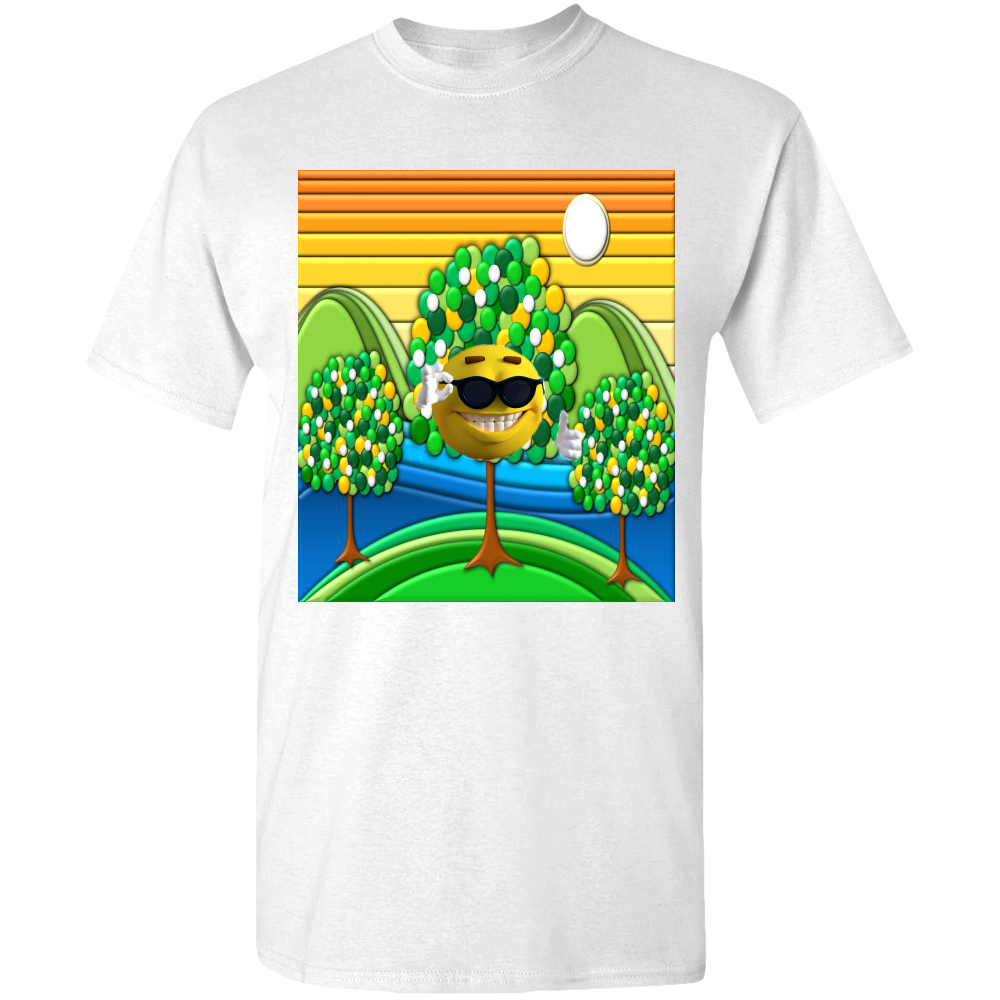 Fun In The Sun Smiley Shirt Adult Unisex Tee Shirt