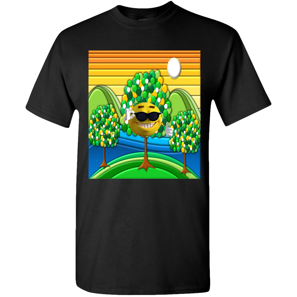 Fun In The Sun Smiley Shirt Adult Unisex Tee Shirt