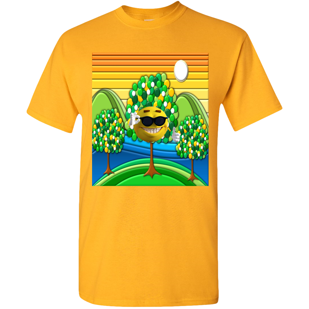 Fun In The Sun Smiley Shirt Adult Unisex Tee Shirt