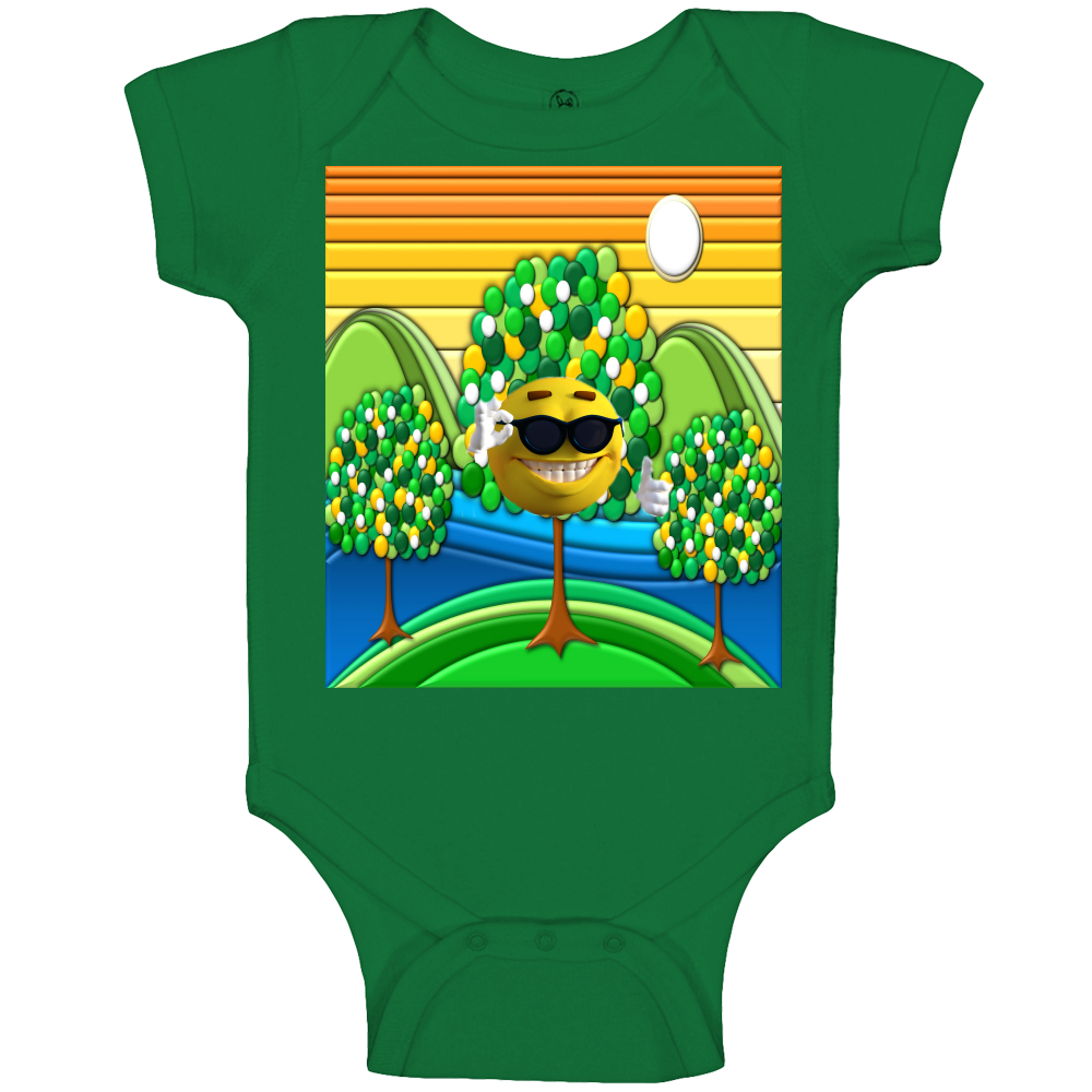 Fun In The Sun Smiley Shirt Baby Body Suit