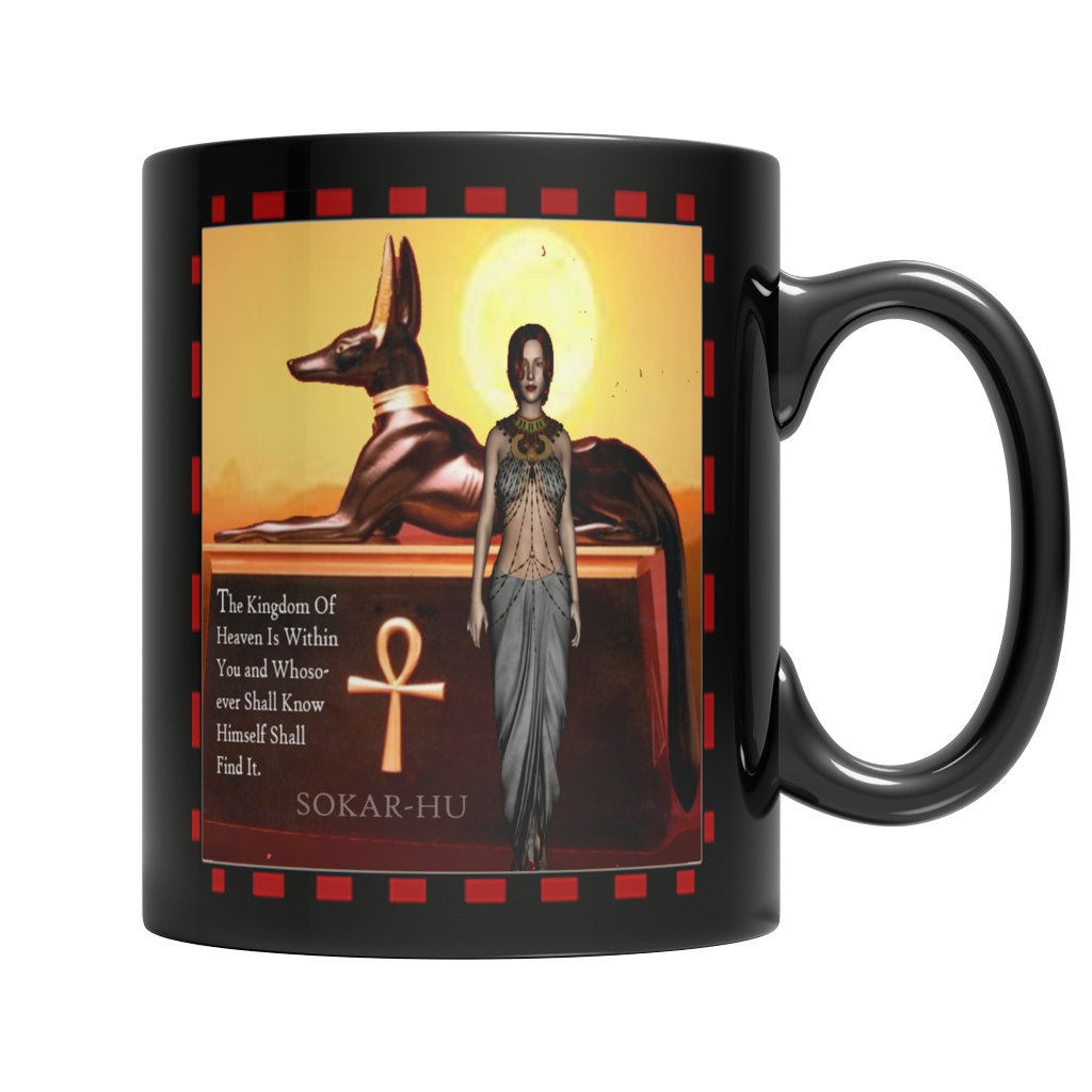 Ancient Egyptian Black Mug