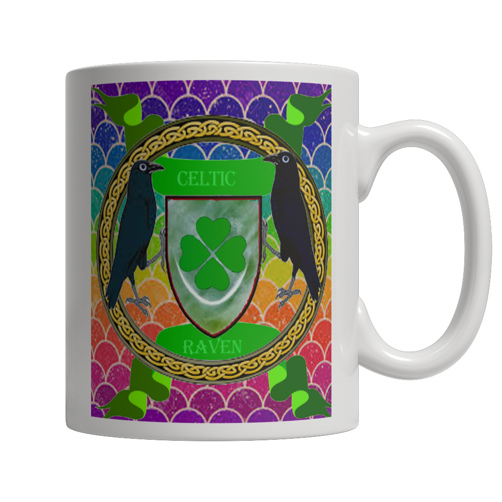 Celtic Raven Mug