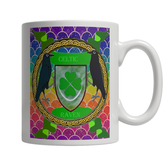 Celtic Raven Mug