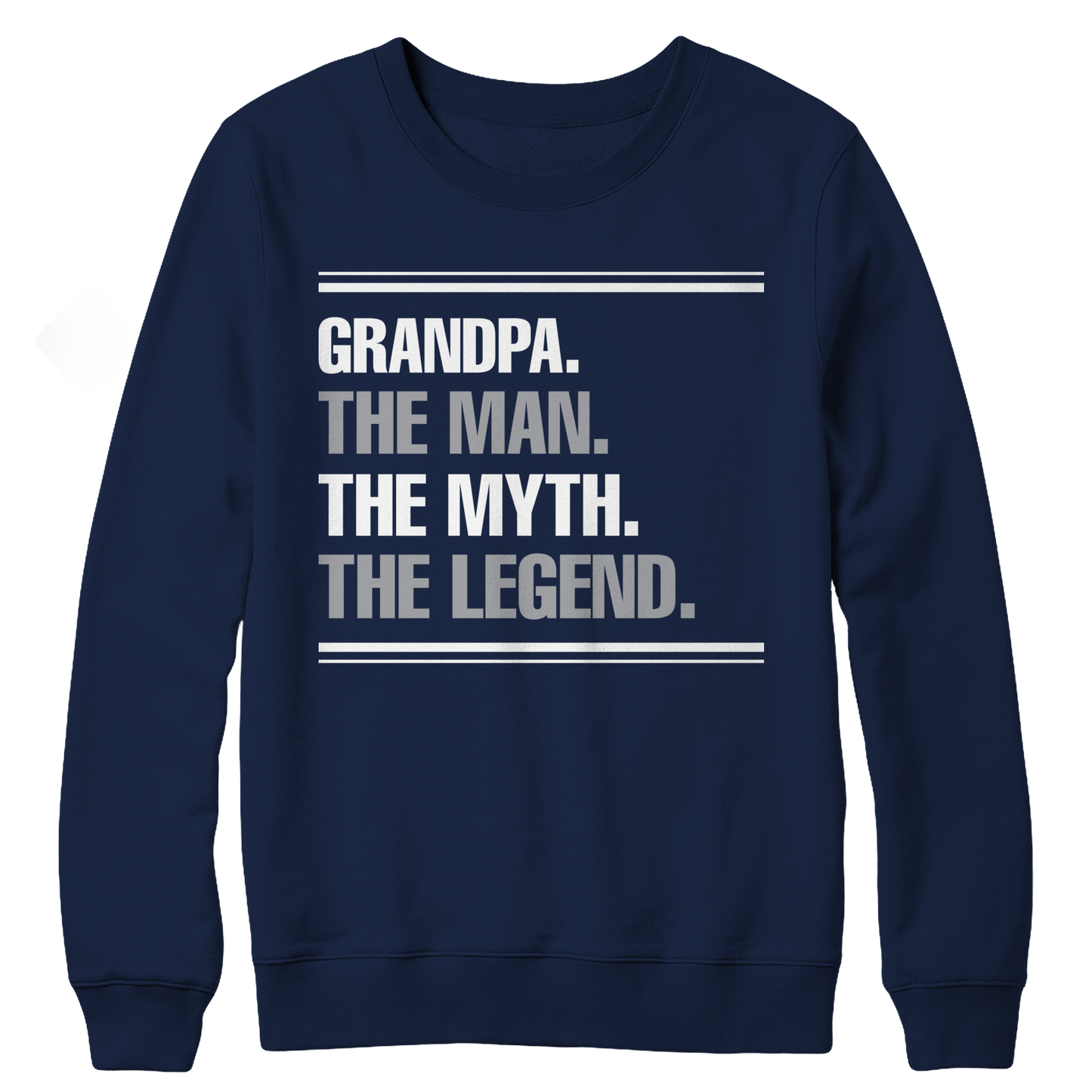 Grandpa the man the myth the legend Crewneck Fleece