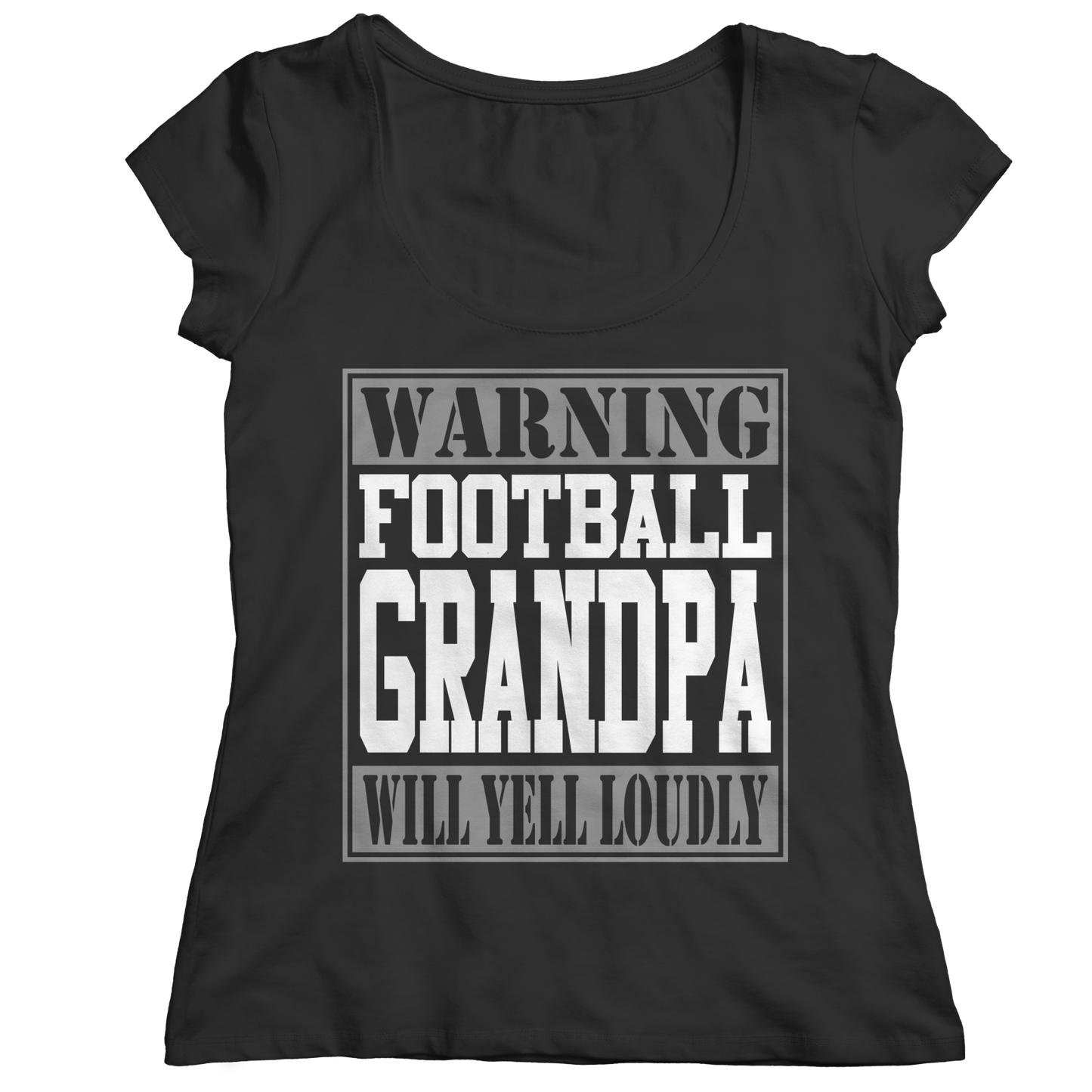 Limited Edition - Warning Football Grandpa will Yell Loudly