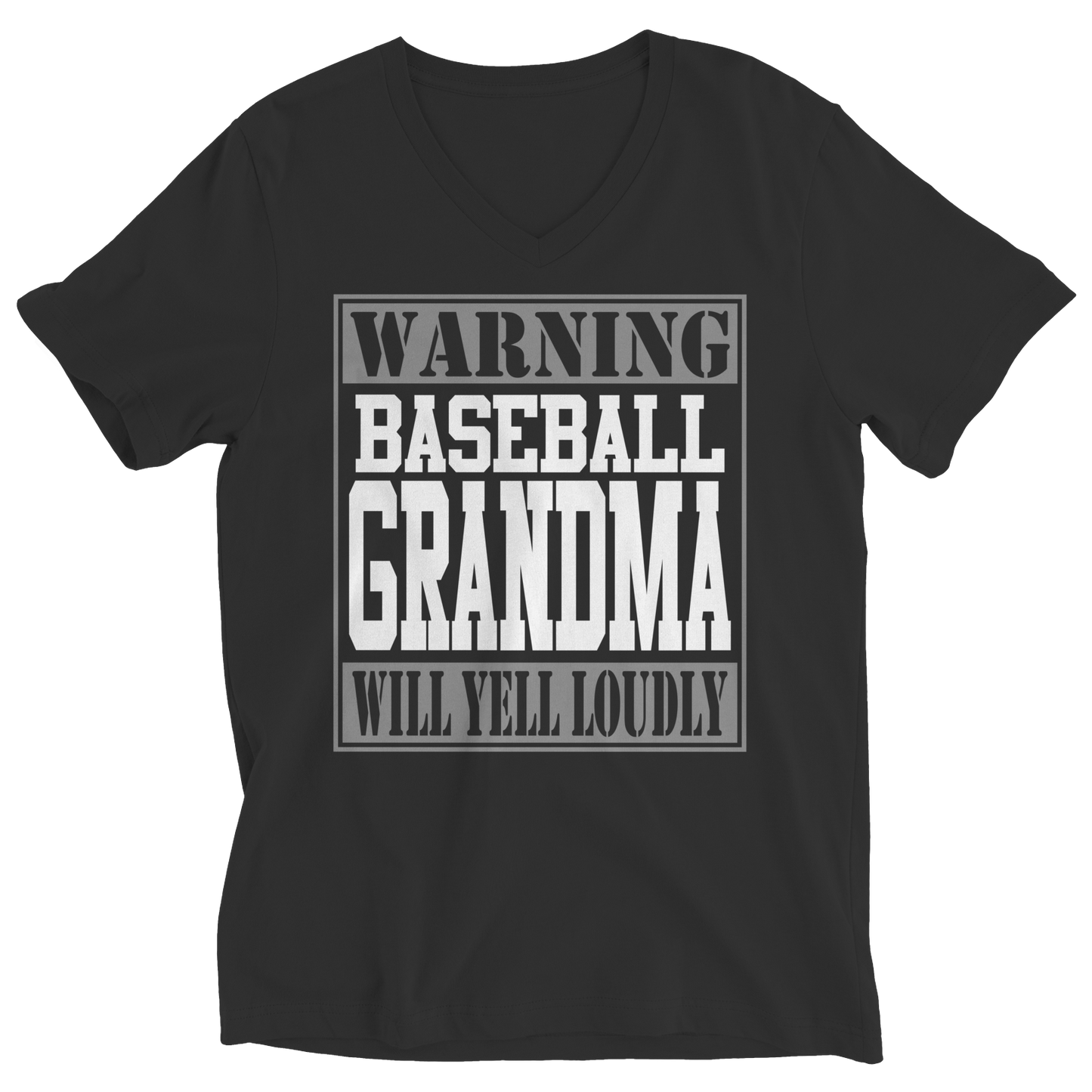 Limited Edition - Warning Baseball Grandma will Yell Loudly