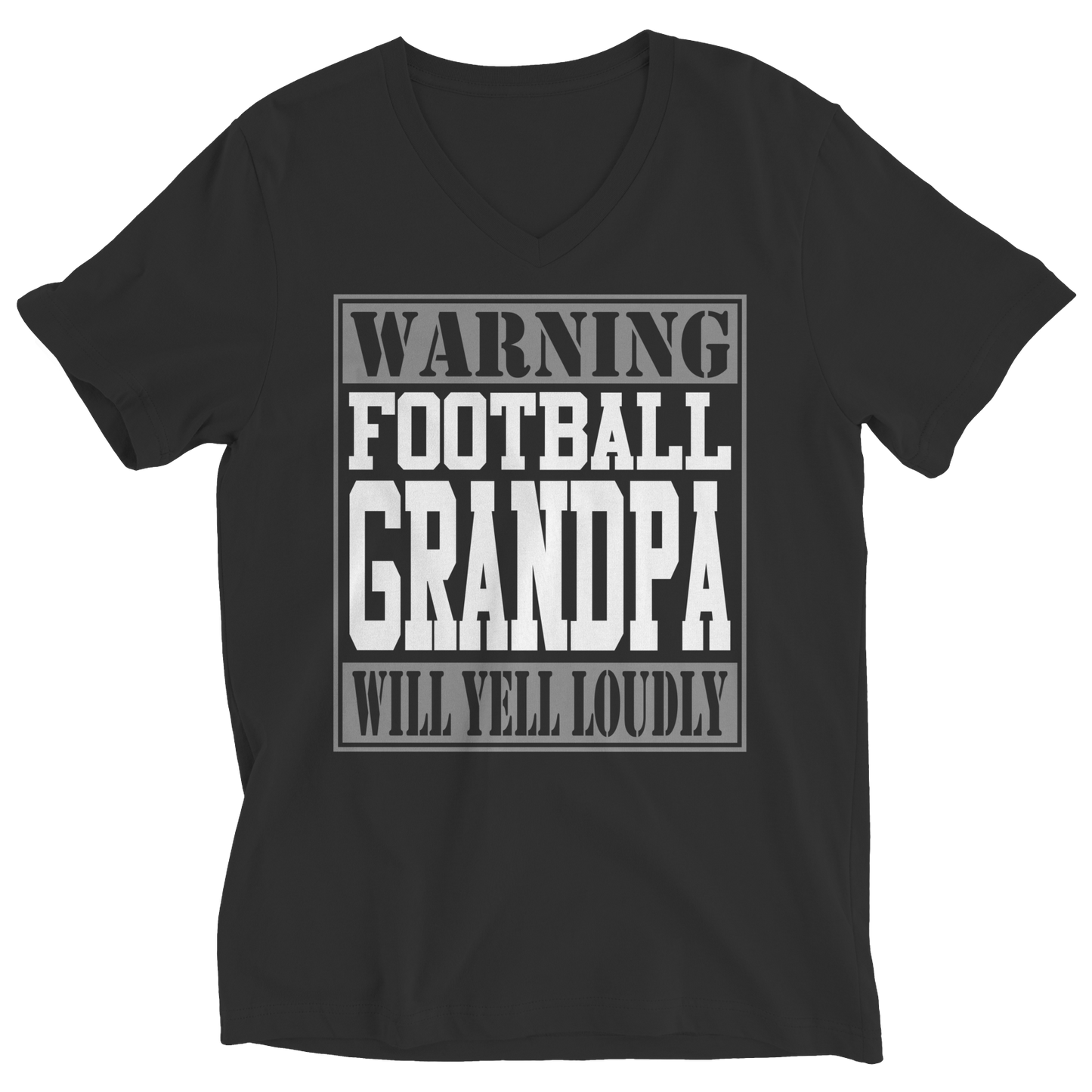 Limited Edition - Warning Football Grandpa will Yell Loudly