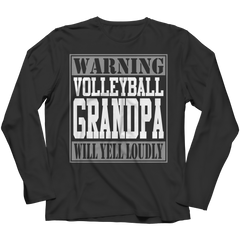 Limited Edition - Warning Volleyball Grandpa will Yell Loudly Shirt