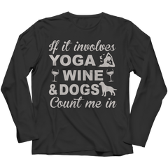 Yoga Wine Dogs T-Shirt