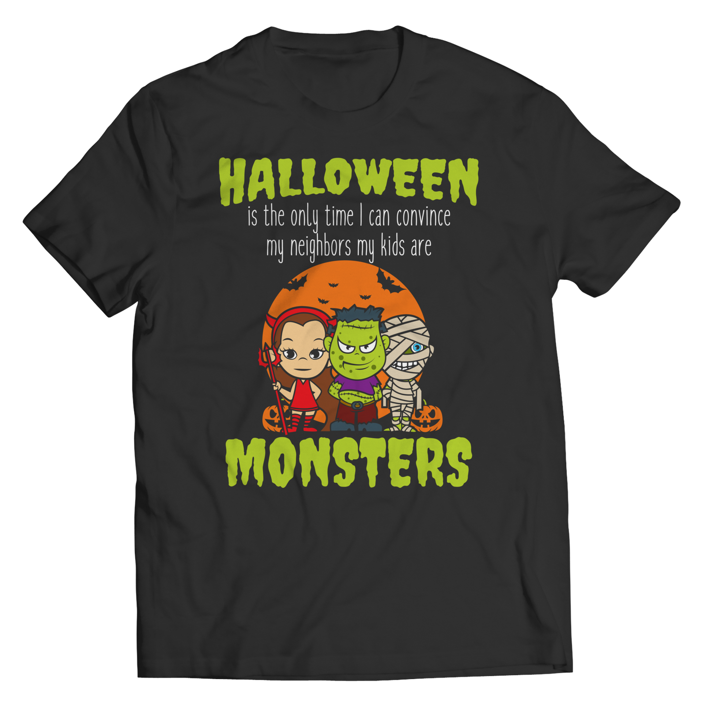 Halloween Is The Only Time I Can Convince My Neighbors My Kids Are Monsters