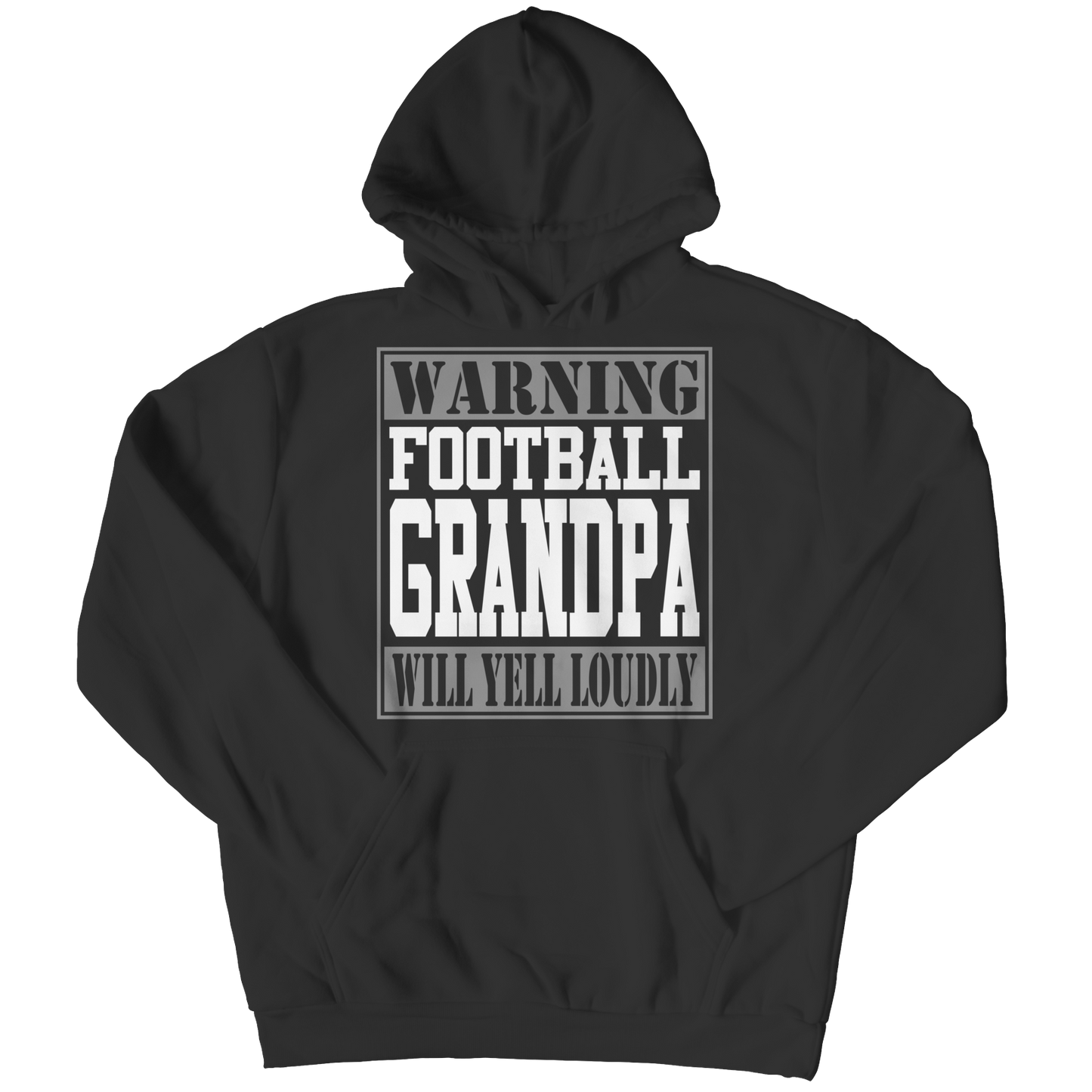 Limited Edition - Warning Football Grandpa will Yell Loudly