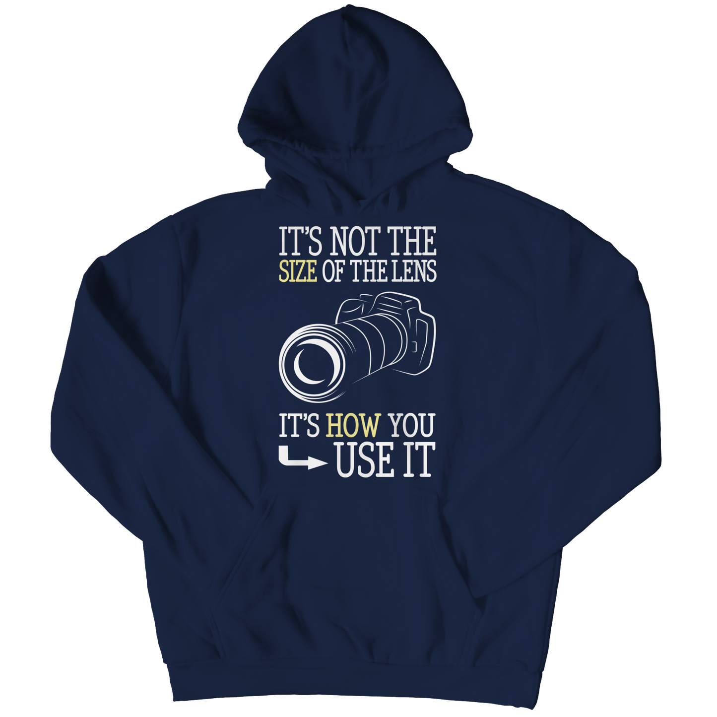 It's Not The Size Of The Lens But How You Use It Shirt