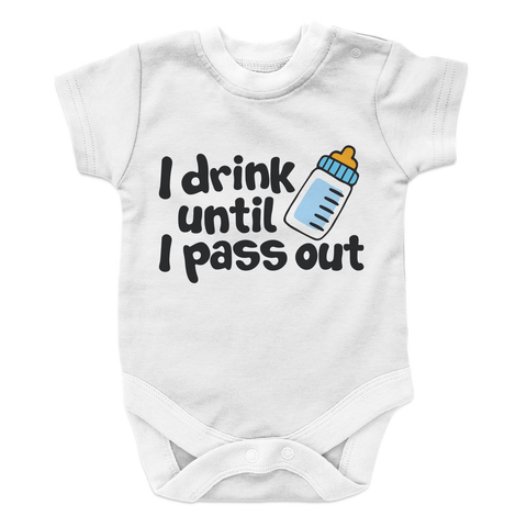 Cry Drink Pass Out -2 Babie Onesie
