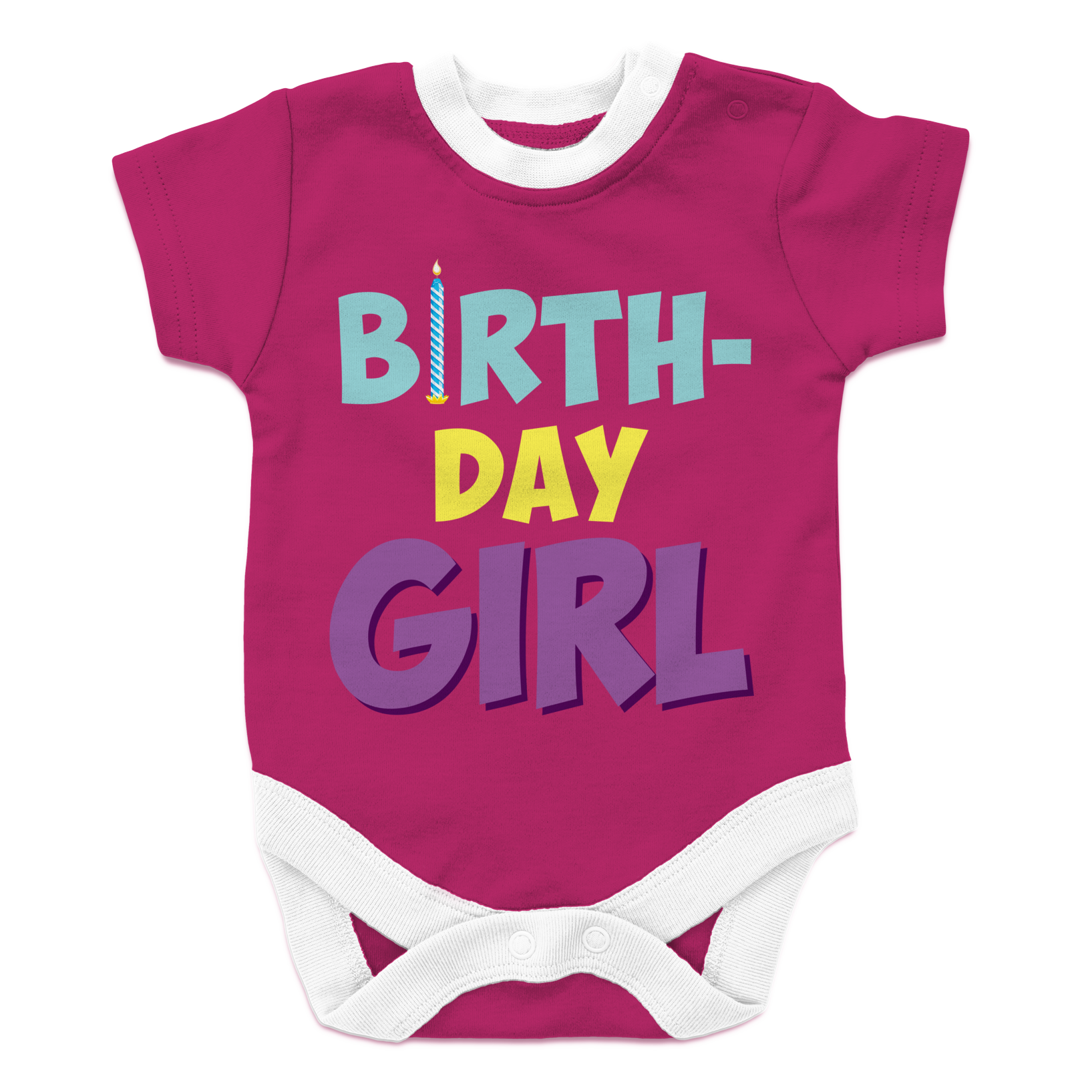 Birthday Girl Pink 2 Baby Onesie
