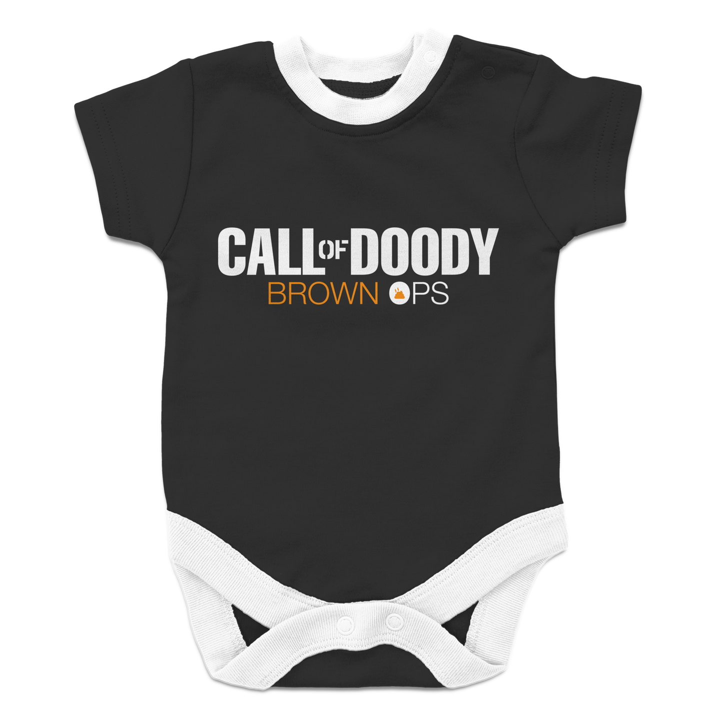 Call Of Doody Brown Ops Baby Onesie