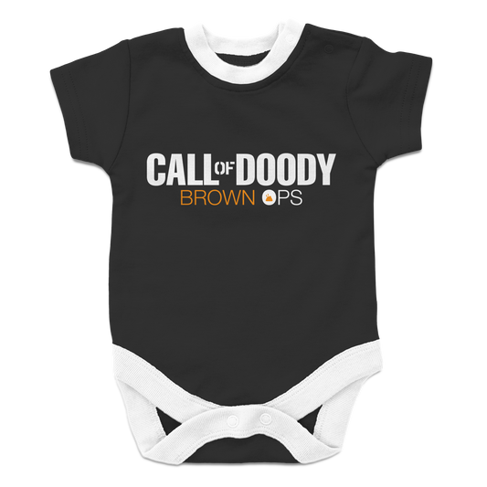 Call Of Doody Brown Ops Baby Onesie