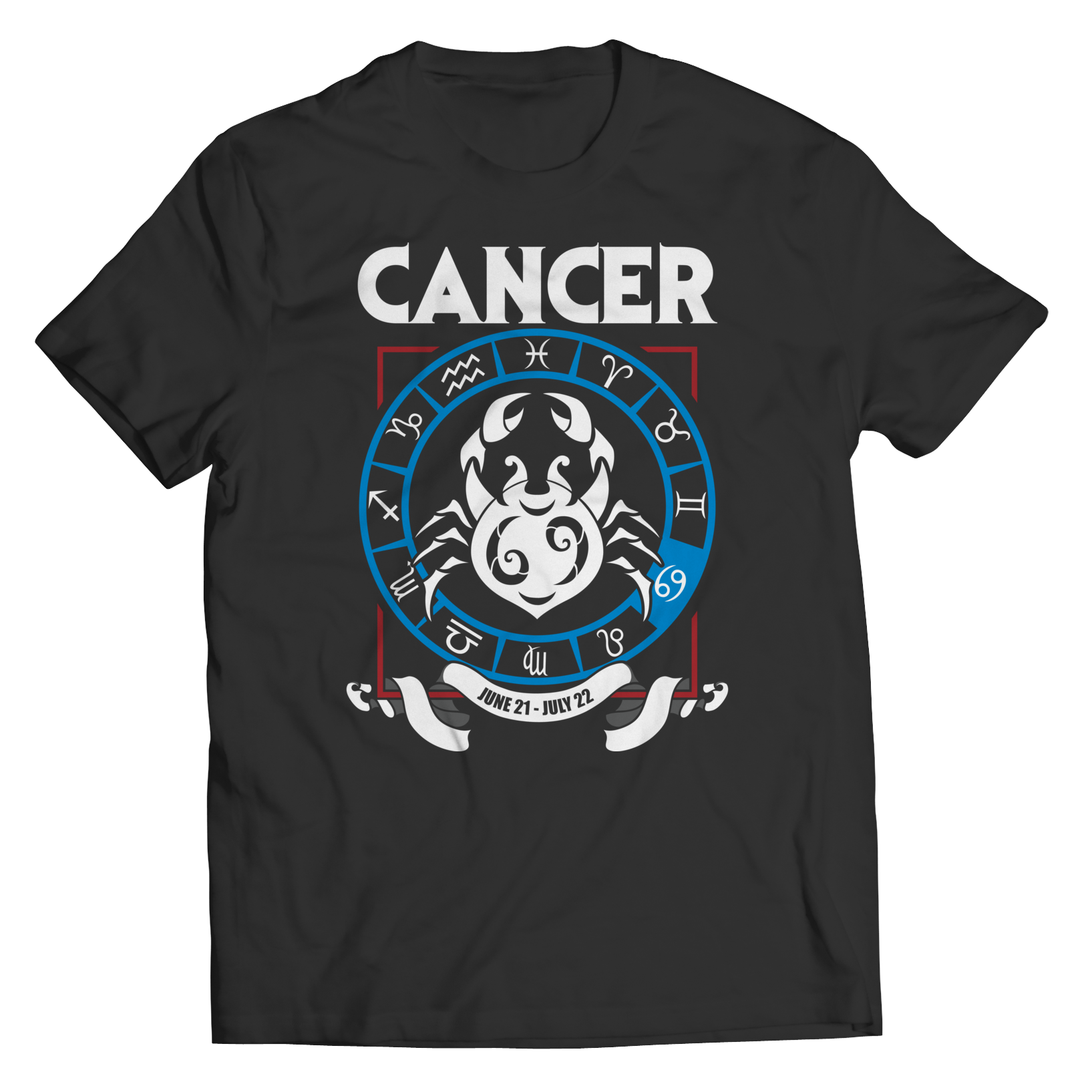 Cancer Tee Shirt - Zodiac Collection