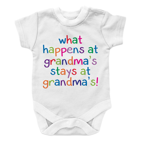 What Happens At Grandma Baby Onesie