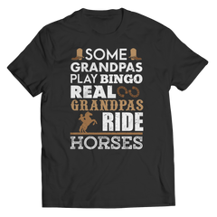 Real Grandpas Ride Horses Shirt