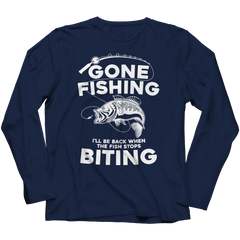 Gone Fishing Long Sleeve Shirt