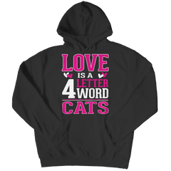 Limited Edition - Love is  4 letter word Cats Shirt