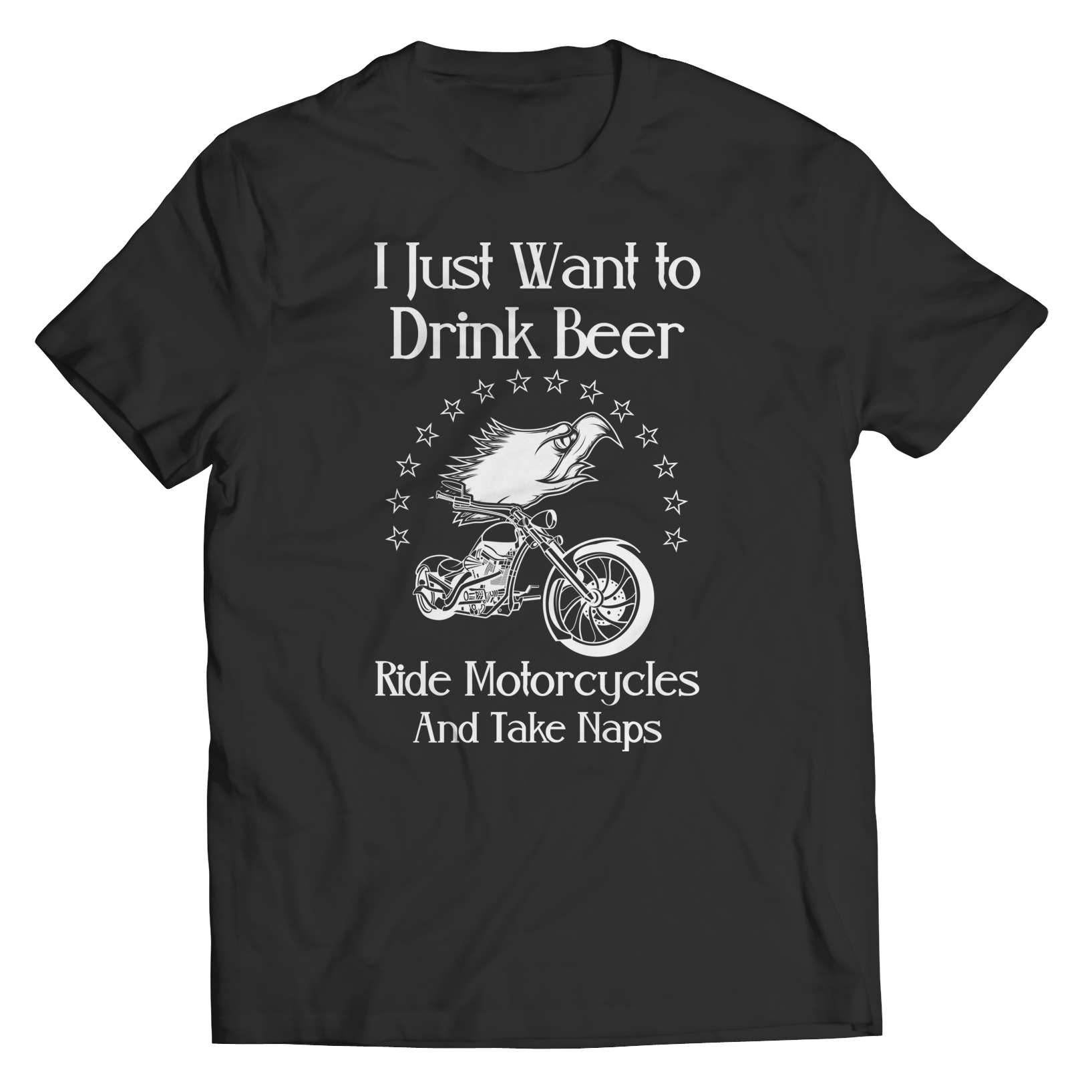 Drink Beer Ride Motorcycles Tee Shirt