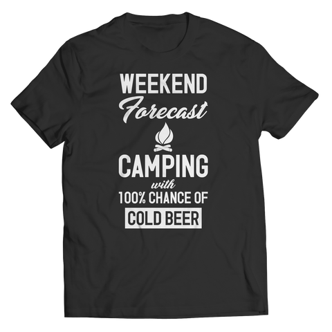 100% Chance Of Beer Unisex T-Shirt