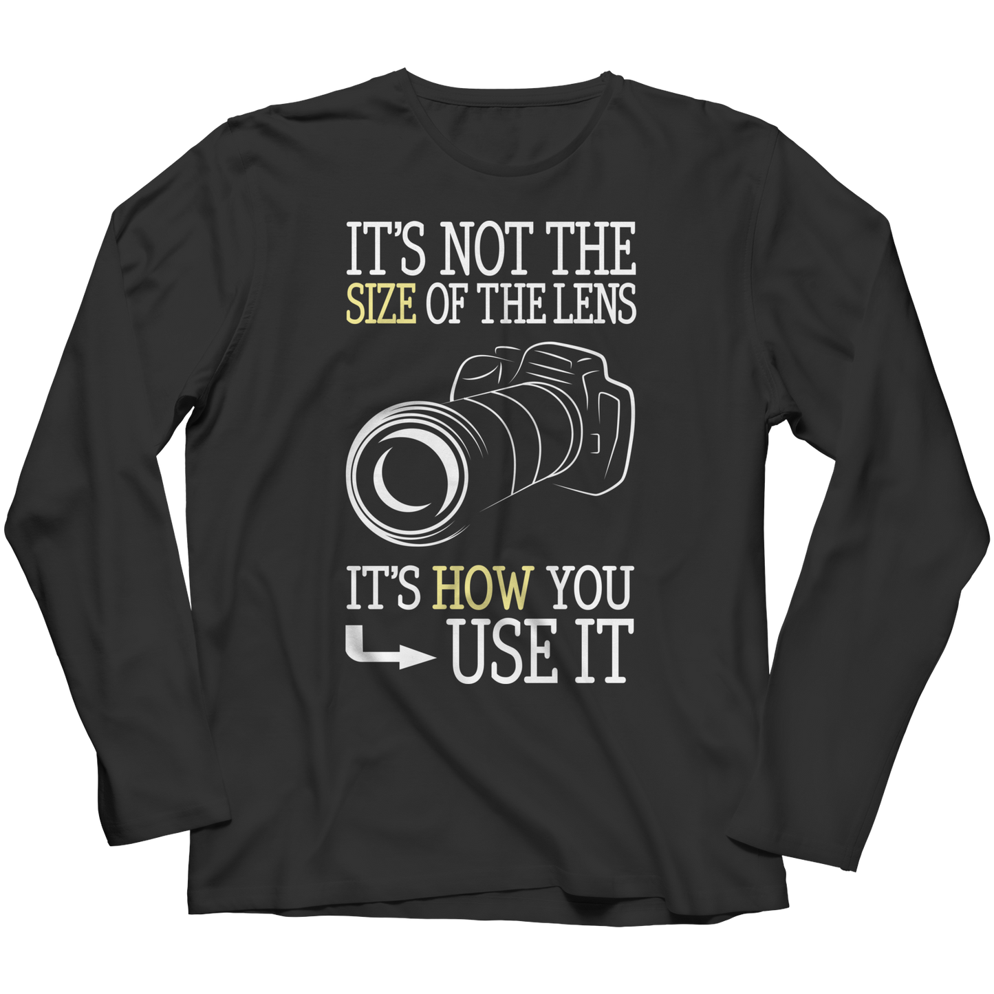 It's Not The Size of the Lens Shirt