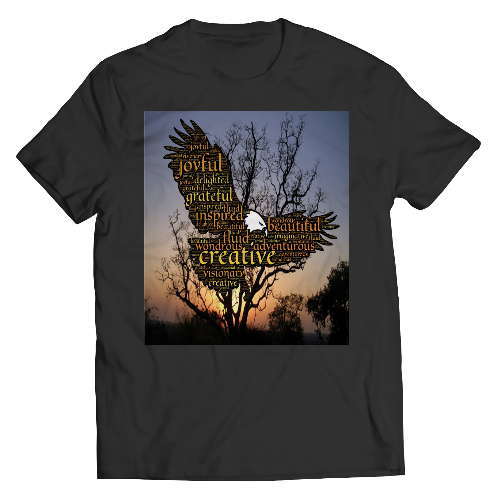 Creative Joyful Eagle Unisex Tee Shirt