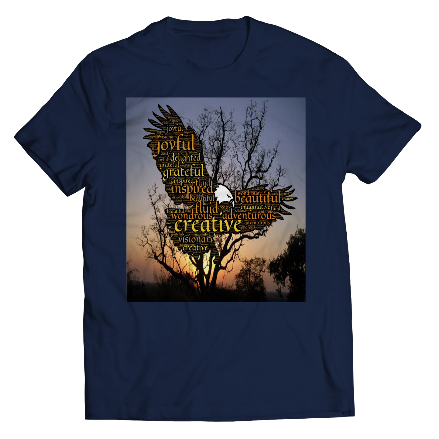 Creative Joyful Eagle Unisex Tee Shirt