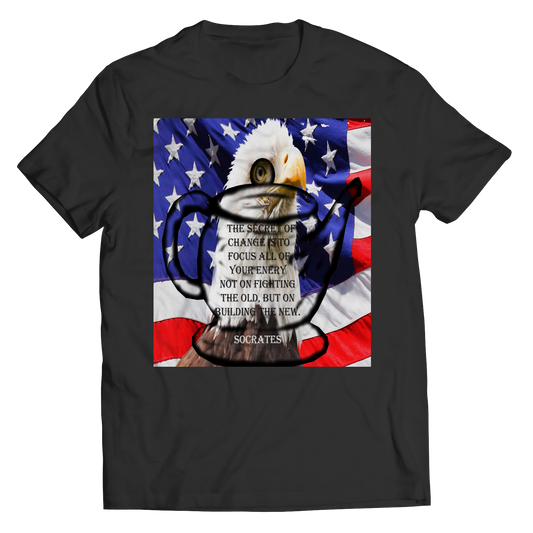 Limited Edition -Teapot - Eagle - US Flag - Socrates Shirt