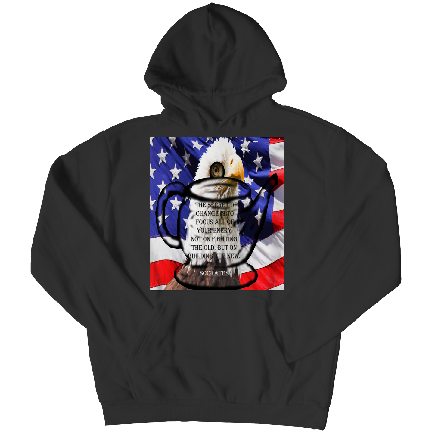 Limited Edition - Veterans Day - Teapot - Eagle - US Flag - Socrates Shirt