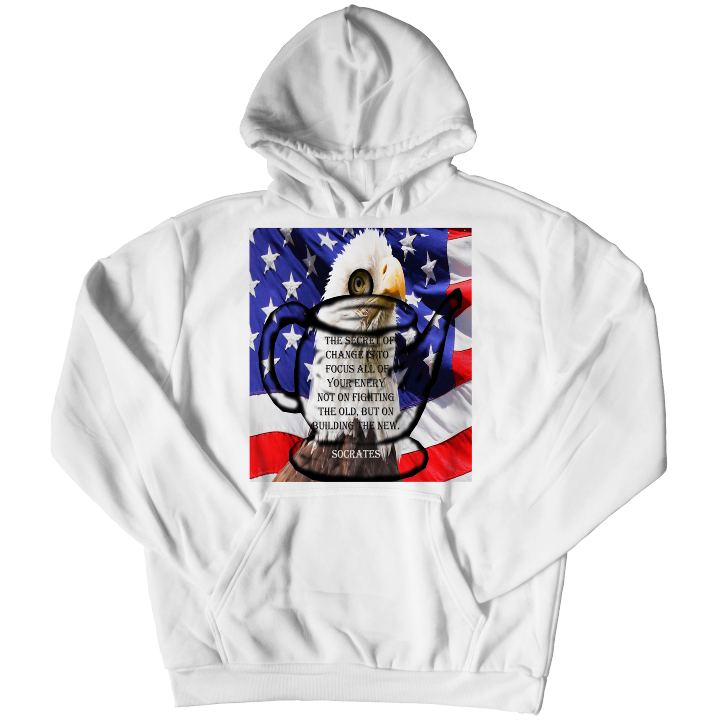 Limited Edition - Veterans Day - Teapot - Eagle - US Flag - Socrates Shirt