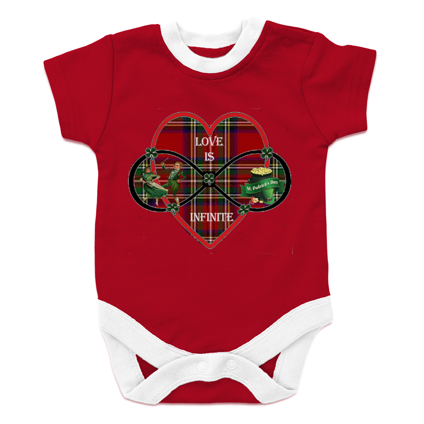 Love Is Infinite Baby Onesie