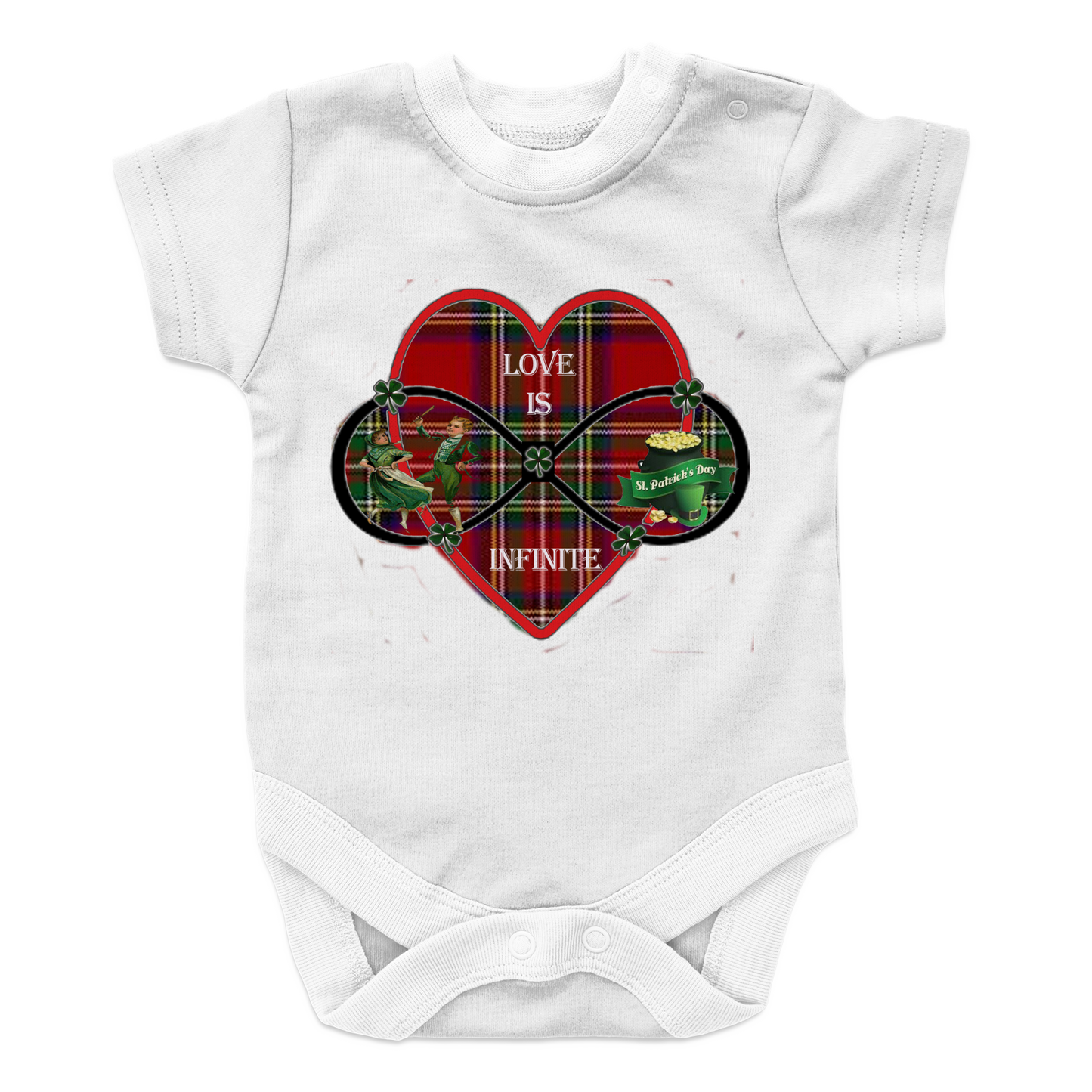 Love Is Infinite Baby Onesie