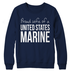Proud Wife Of A United States Marine Shirt