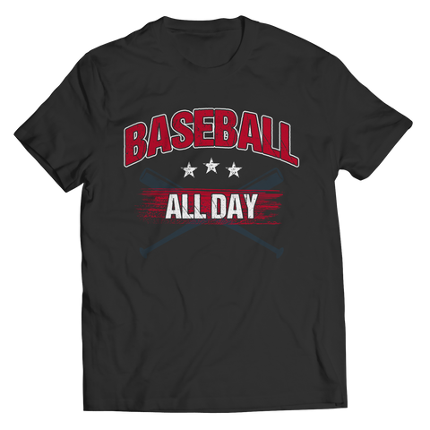 Baseball All Day Unisex Tee Shirt