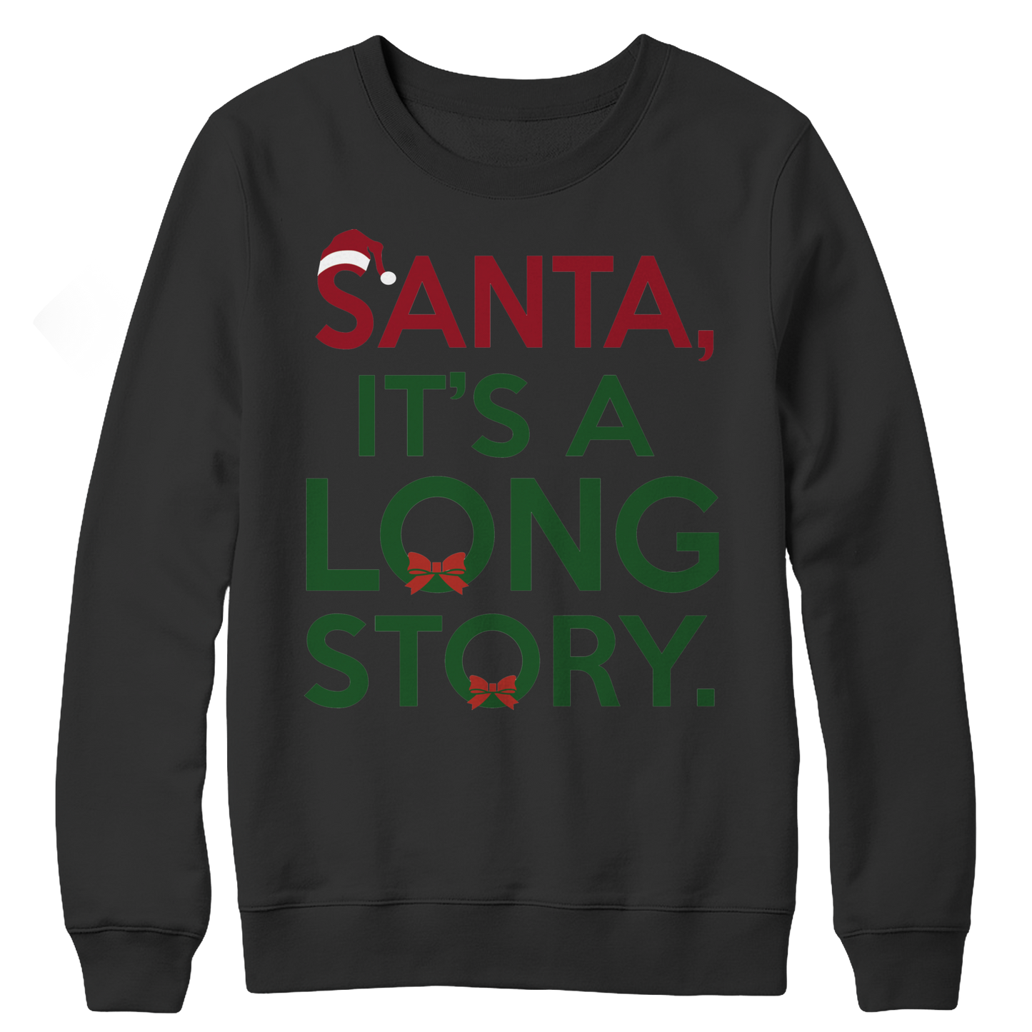 Santa Story Crewneck Sweat Shirt