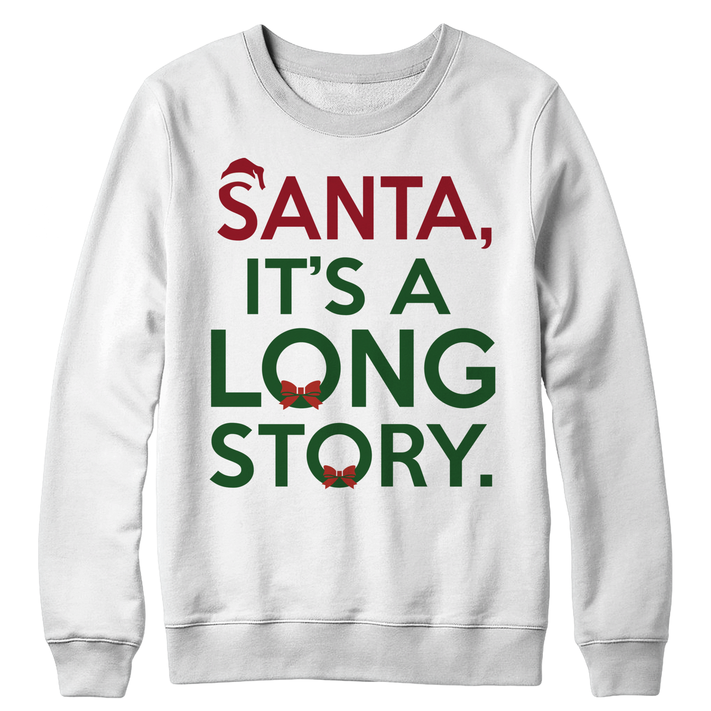 Santa Story Crewneck Sweat Shirt