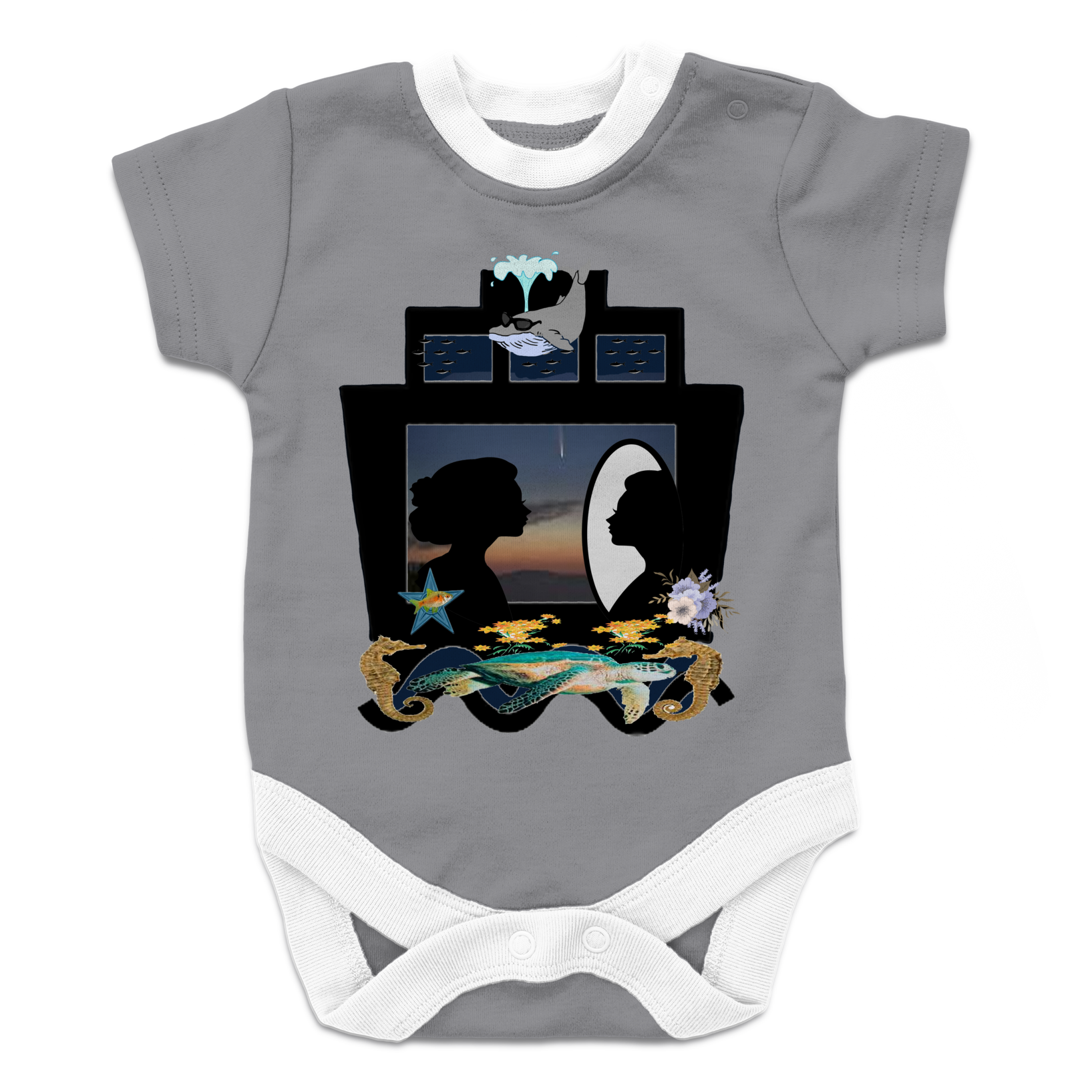 By The Sea Baby Bodysuit