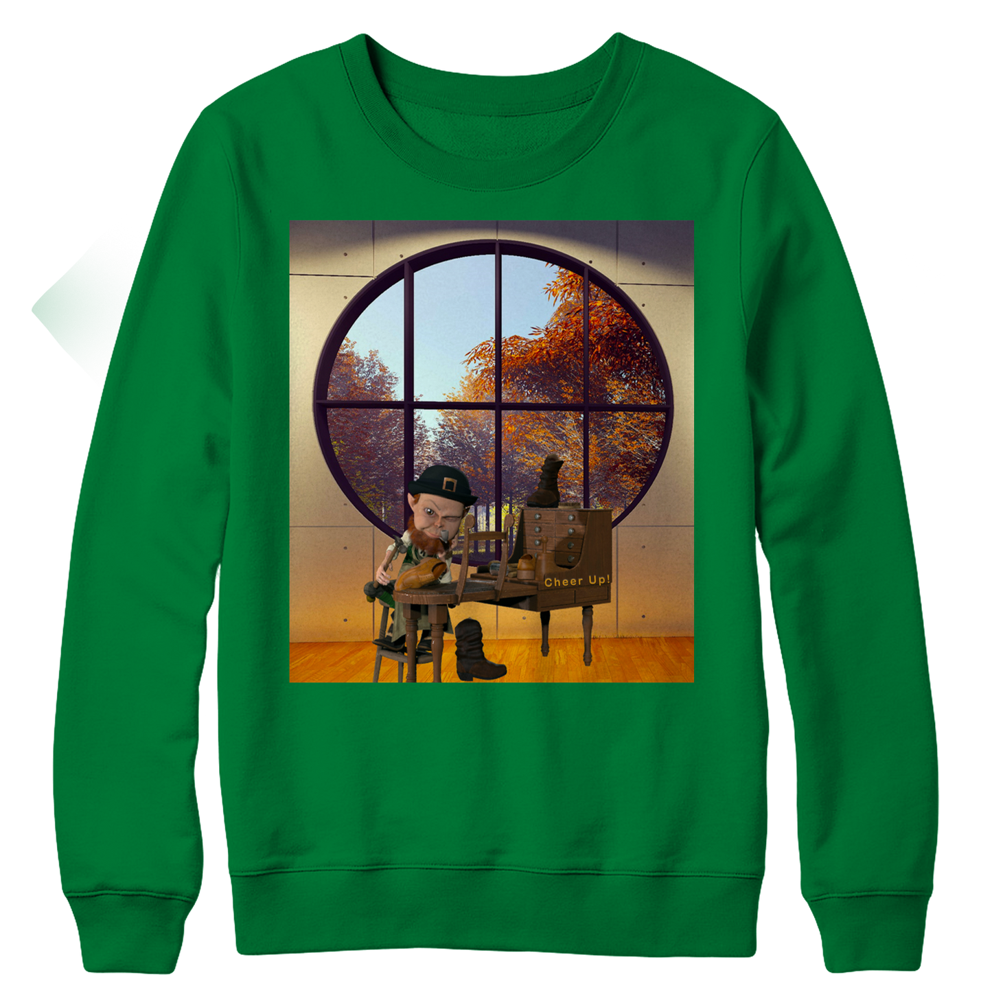 Autumn Elf in Shoe Shop Crewneck Shirt