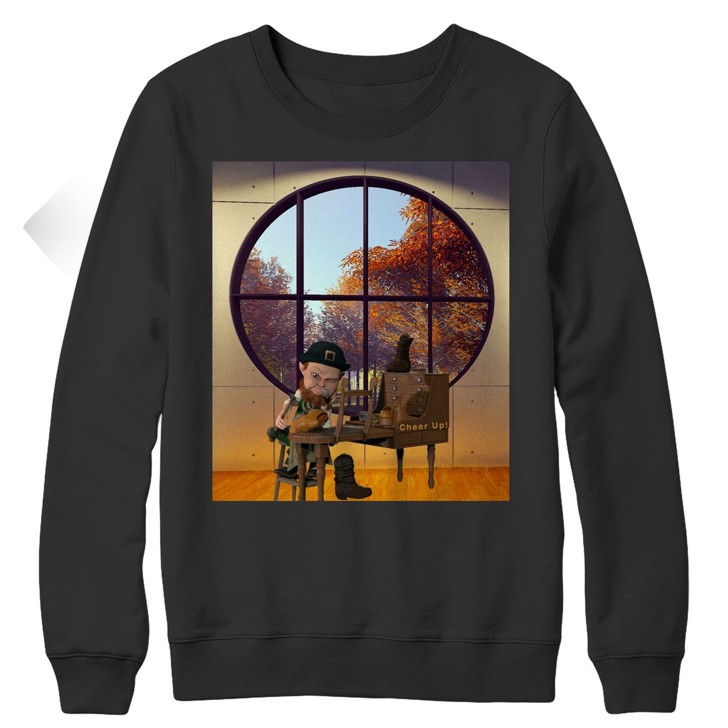 Autumn Elf in Shoe Shop Crewneck Shirt