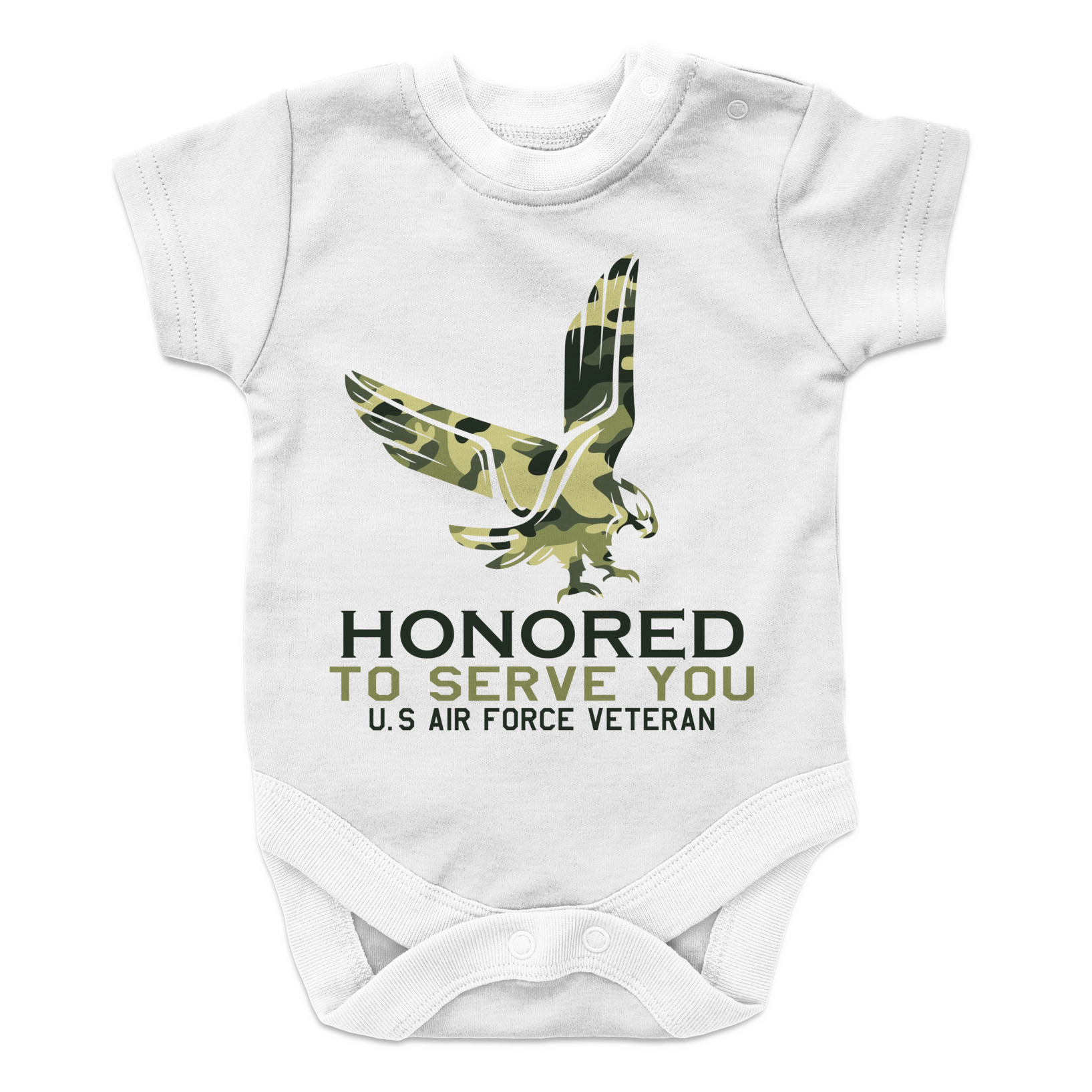 Honored To Serve You Veteran Baby Suit - Baby Onesie