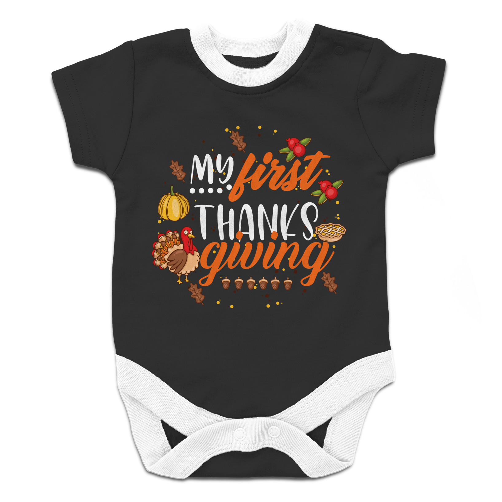 My First Thanksgiving Baby Body Suit - Thanksgiving Onesie